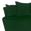 Ver imagem 7 de Namoradeira Sofá 2 Lugares Yara Orgânica Suede Verde