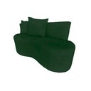 Ver imagem 2 de Namoradeira Sofá 2 Lugares Yara Orgânica Suede Verde