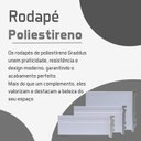 Ver imagem 6 de Rodapé 20cm Poliestireno 15mm Metro Linear Barra 240cm Preto Graddus
