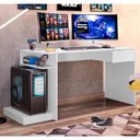 Ver imagem 3 de Mesa para Computador Gamer Monster Branco Liso Fosco 3003024511 Mobler