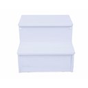 Ver imagem 3 de Escada Auxiliar 2 Degraus em Mdf Branco [f031]