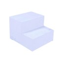 Ver imagem 2 de Escada Auxiliar 2 Degraus em Mdf Branco [f031]
