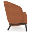 Ver mais imagens de Poltrona Decorativa para Sala Living Pés Industrial Sierra K01 Bouclê Terracota - Lyam Decor