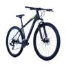 Bike Oggi Hacker HDS Hidráulico 2020 Shimano 24v - Preto/ Verde 17 - 1