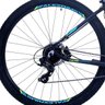 Bike Oggi Hacker HDS Hidráulico 2020 Shimano 24v - Preto/ Azul 17 - 3