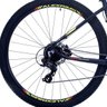 Bike Oggi Hacker HDS Hidráulico 2020 Shimano 24v - Preto/ Amarelo 19 - 3