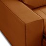 Sofa Retratil Reclinavel 2 Lugares 2,30 Vitória Veludo Terracota Lansofbr - 9