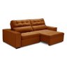 Sofa Retratil Reclinavel 2 Lugares 2,30 Vitória Veludo Terracota Lansofbr - 4