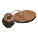 Ver imagem 5 de Lustre Luminária Pendente Madeira 23x25cm Rustica Sala Lpa20 - Amêndola Rústica - 110V/220V (Bivolt)