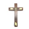 Crucifixo Cruz De Porta Ou Parede Madeira Rústica São Bento 12 Cm - 4