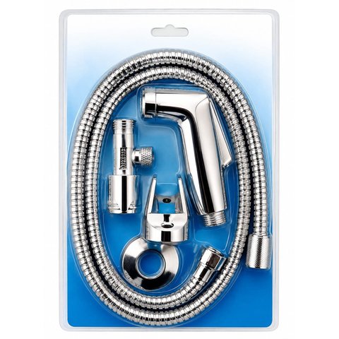Ducha Higiênica - com Rabicho Inox/Cromado 10008 - Hf Importacao
