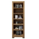 Ver imagem 5 de Kit 2 Estantes de Livros 63CMX187CM Multiuso 5 Prateleiras Flex Marrom/Cinamomo