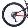 Bike Oggi Cattura Sport Carbono 2019 Shimano Deore - Preto/ Vermelho 19 - 3
