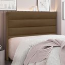 Ver imagem 2 de Cabeceira Queen 1,60m Las Palmas Suede Caramelo - Pallazio