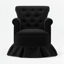 Ver imagem 3 de Poltrona Balanço Amentação Quarto Confortável Descanso Sala Leitura Suede Preto