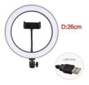 Ver imagem 6 de Ring Light Completo Iluminador 26cm + Tripé 2metros