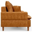 Ver imagem 2 de Sofá 3 Lugares 180cm Living Pés de Madeira Veras D05 Suede Whisky - Mpozenato