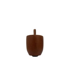 Kit 8 Pé 5cm Madeira Eucalipto Cor Castanho para Sofá, Comada, Rack, Puff, Armário, - 4