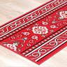 Passadeira Vermelha Veludo 3M x 66cm Estampada Antiderrapante - 2