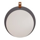 Ver imagem 2 de Espelho Decorativo 60x60cm com Alça em Couro Bella Yescasa