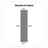Passadeira 3M x 66cm Preta Estampada Geométrico Antiderrapante - 4