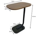 Ver imagem 7 de Mesinha Lateral Apoio Multiuso Canto Sofa Cama Leitura Cafe Notebook Minimalista Compacta Versatil H