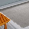 Tapete Cinza para Sala Lisa 2M x 1,50M Antiderrapante - 2