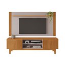 Ver imagem 1 de Rack e Painel para Tv até 70 Polegadas Trunfo Jcm Móveis Cinamomo/off