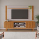 Ver imagem 2 de Rack e Painel para Tv até 70 Polegadas Trunfo Jcm Móveis Cinamomo/off