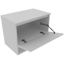 Ver imagem 2 de Gabinete de Banheiro 60 Cm 1 Porta e Nicho Valente Branco