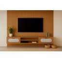 Ver imagem 2 de Rack Suspenso 180cm com Painel 230 Cm de Largura Todo em Mdf:nature