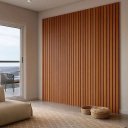 Ver imagem 2 de Conjunto Santorini – Painel Ripado + Rack Suspenso 100% MDF Nature