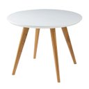 Ver imagem 4 de Conjunto Mesa Mini Square Redonda Branca com 2 Cadeiras Eiffel Infantil Branca com base Madeira