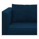 Ver imagem 6 de Poltrona Decorativa Europa Suede ADJ Decor - Azul Marinho