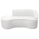Ver imagem 3 de Kit Divã Recamier Orgânico Marrocos 180cm Lado Esquerdo e 2 Poltronas Amore Bouclé