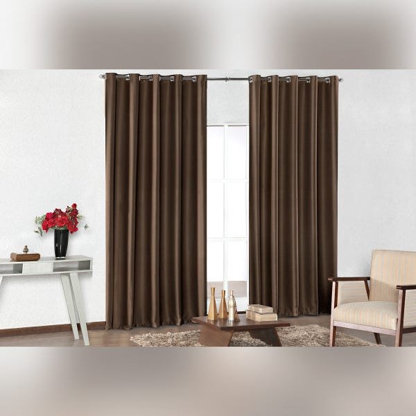 Cortina para Sala Corta Luz Blackout Tecido 2,8M x 1,7M para Varão ...