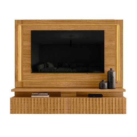 Painel Home Suspenso para Tv até 75 Polegadas Gaia Madetec:cumaru