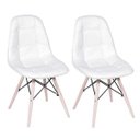 Ver imagem 1 de Kit 2 Cadeiras Eames Eiffel Botonê - Branca