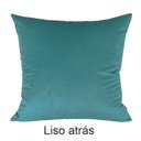 Ver imagem 5 de Kit 3 Capas para Almofada Drapeada Veludo Quadrada Várias Cores Cor:tiffany