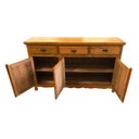 Ver imagem 5 de Balcão Buffet Arcaz de Madeira Maciça de Demolição com 3 Portas e 3 Gavetas:largura150cmxaltura100cm