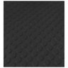 Piso de Borracha Colado Ecosistema Pastilhado Preto 3,5mm x 500mm x 500mm - 1
