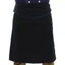 Ver imagem 7 de Avental de Cintura Chef Cozinha Tipo Saia - Preto/Azul - Único - preto / azul