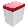 Lixeira Para Pia 5 Litros - Branco/Vermelho - 1