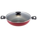 Ver imagem 1 de Panela Wok Loreto em Alumínio 28 cm Vermelha Tramontina