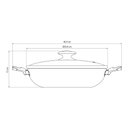 Ver imagem 4 de Panela Wok Loreto em Alumínio 28 cm Vermelha Tramontina