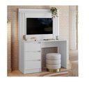 Ver imagem 1 de Escrivaninha com Painel Doble para Tv até 45 - Moveis Albatroz