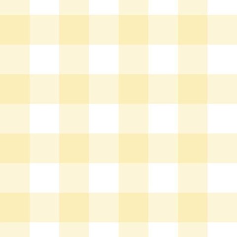 Papel de Parede Doce Estilo Xadrez Amarelo 81987