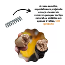 Ver imagem 5 de Saca Rolhas Abridor Garrafa Vinho Cerveja Latas 2 Estágios Canivete Aço Inox Profissional Gourmet Ma