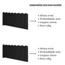 Ver imagem 6 de Cabeceira Painel Cama Queen Box Nuvem Suede Sandy 160 Cm:preto