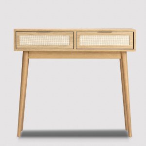 Aparador Alia 2 Gavetas 90 Cm X 34 Cm Tauari